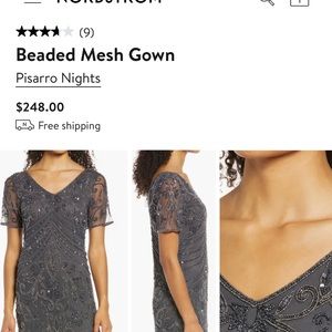 Pissarro Nights Beaded Gown - size 8